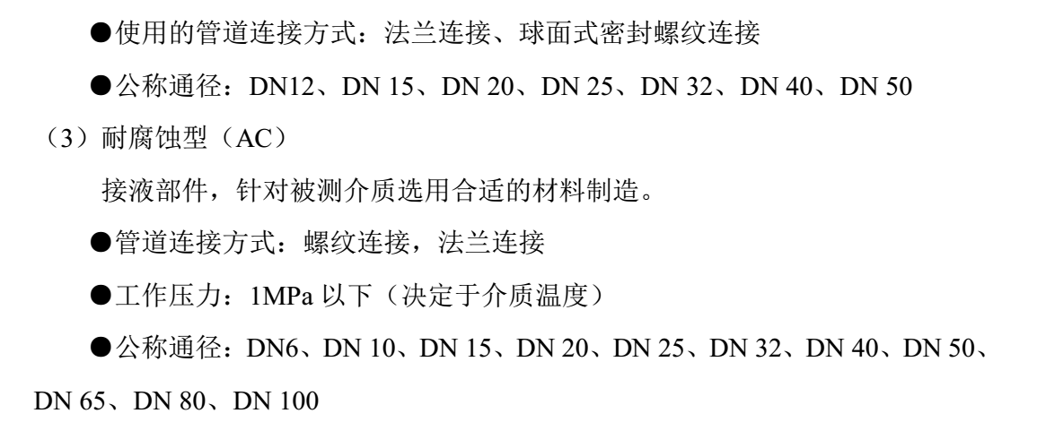 有机溶剂用涡轮流量计选型说明3